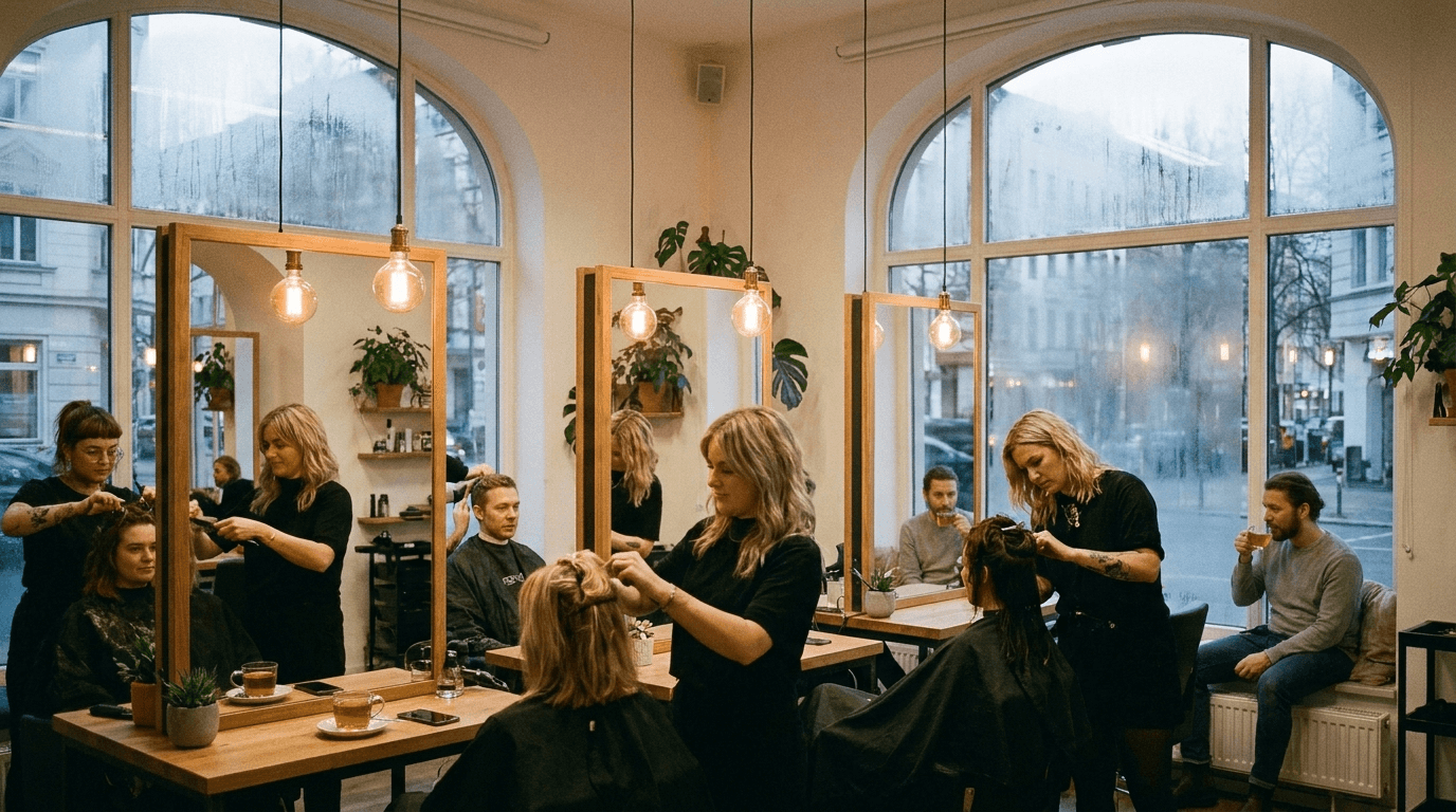Für den vollen Salon gebaut.